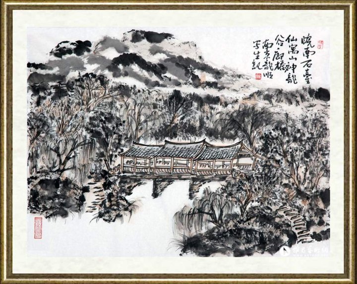 姚龙顺_皖南石台 仙寓山神龙谷 廊桥
